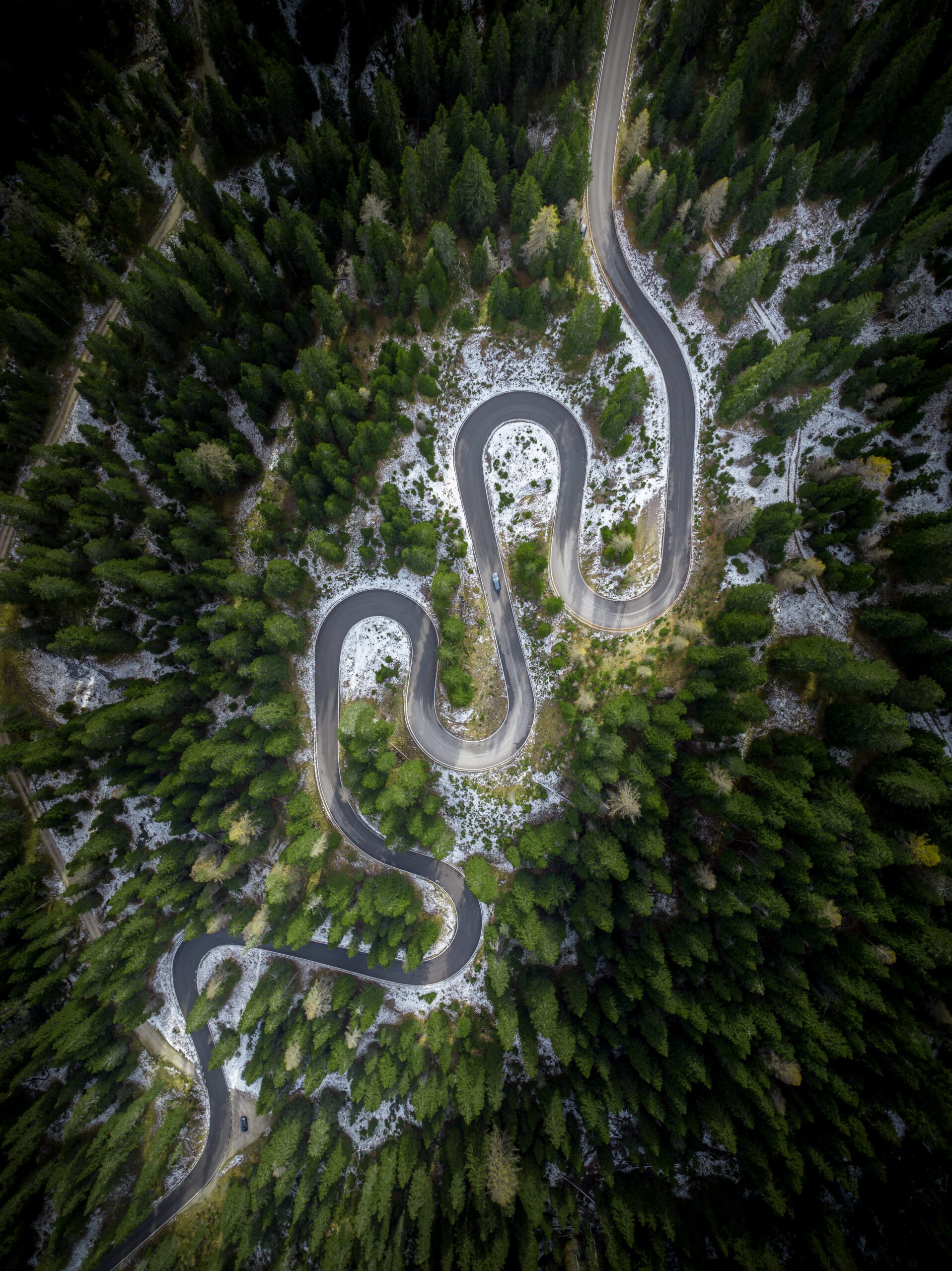 Snake road Dolomieten