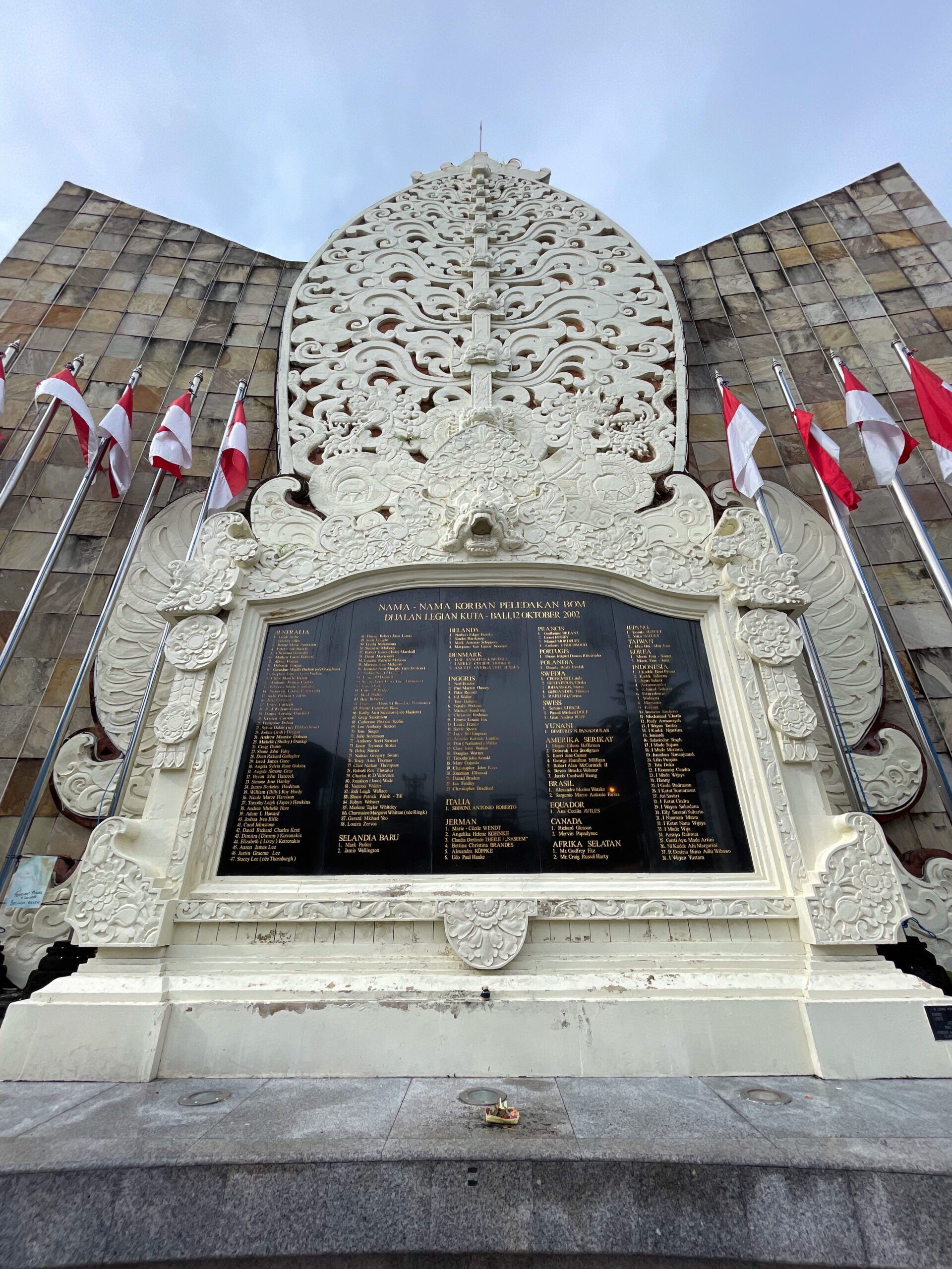 Bali bombing memorial Kuta