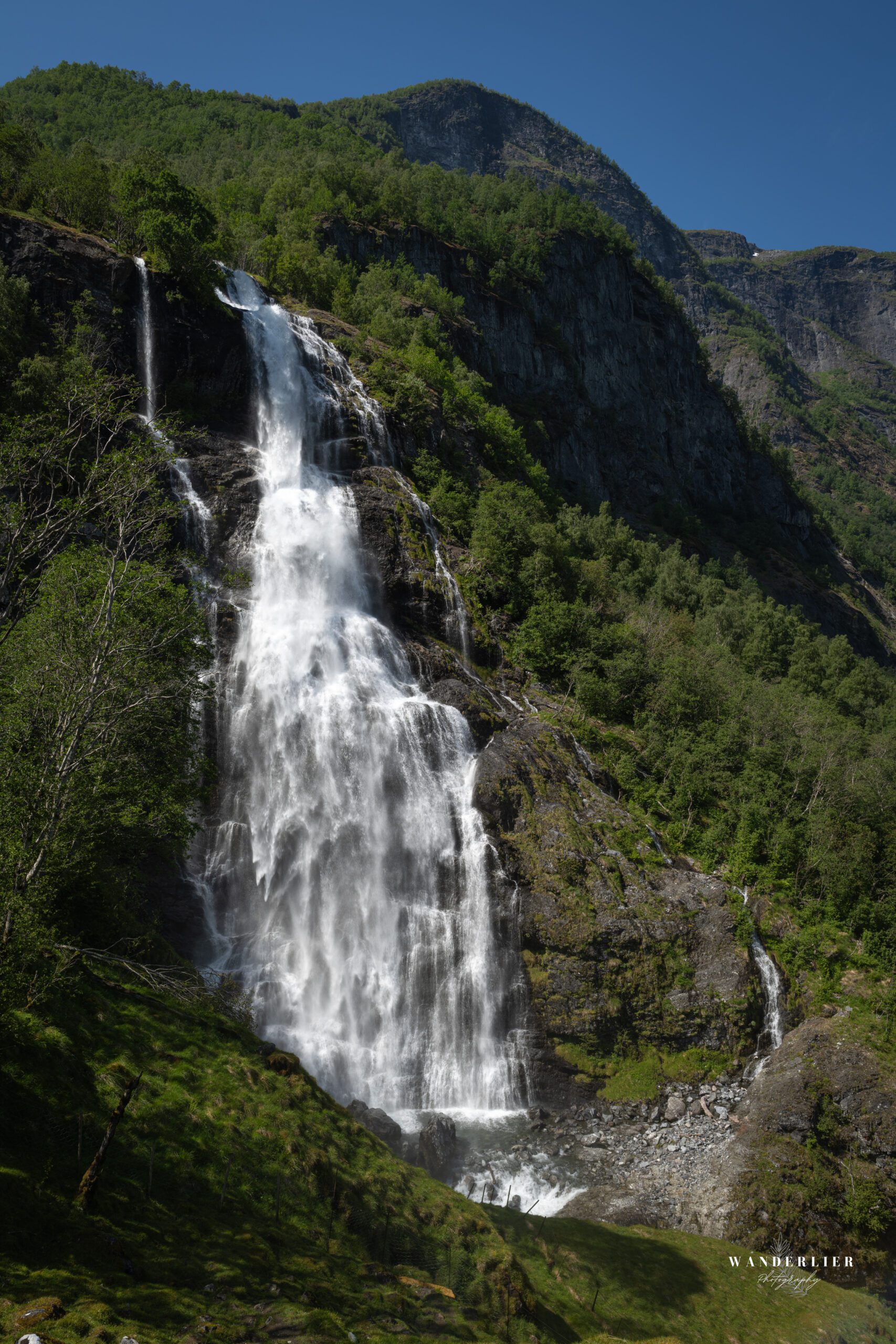 Brekkefossen Noorwegen