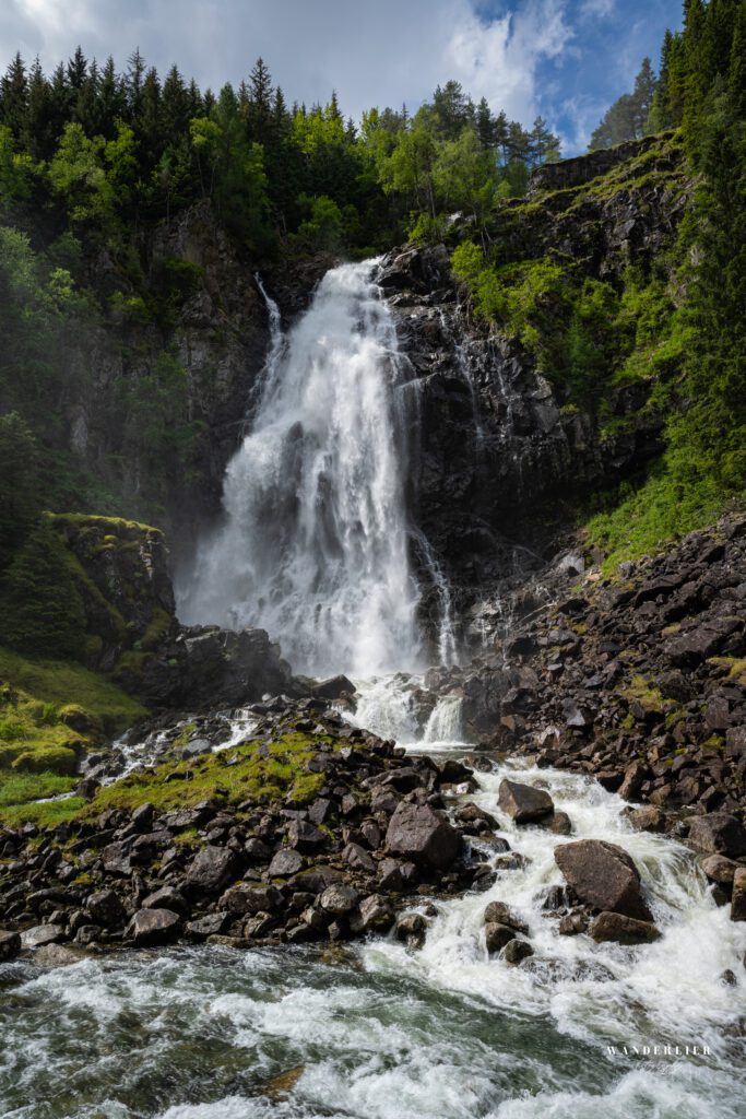 Espelandsfossen Noorwegen